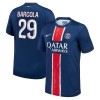 Camiseta de fútbol Paris Saint-Germain Bradley Barcola 29 Primera Equipación 2024-25 - Hombre